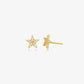 Boucle Stud star en Or 18K