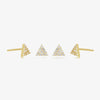 Pyramid Stud Buckle in 18K Gold