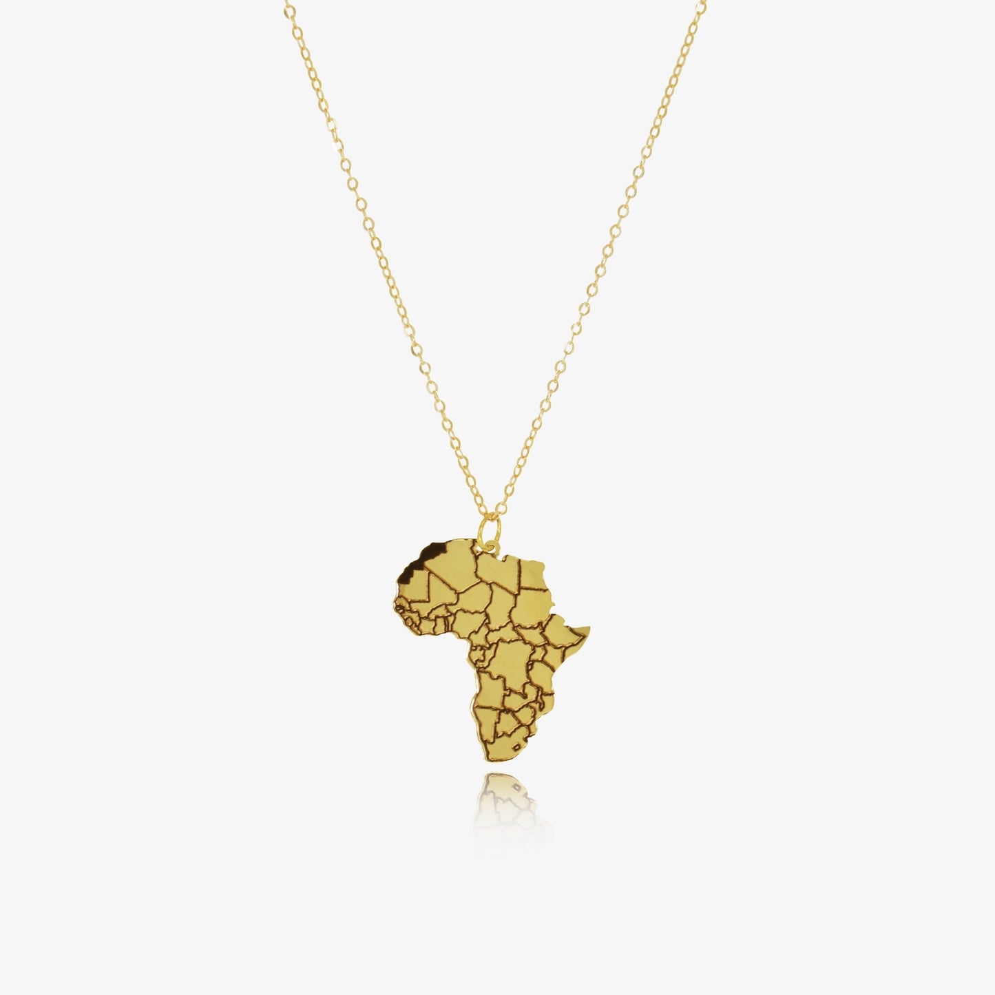 Collier Afrique en Or 18K