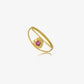 Bague Penta en Or 18K