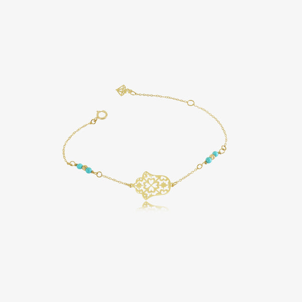 سوار خميسة من الذهب عيار 18 قيراطًا