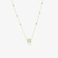Collier cristal en Or 18K