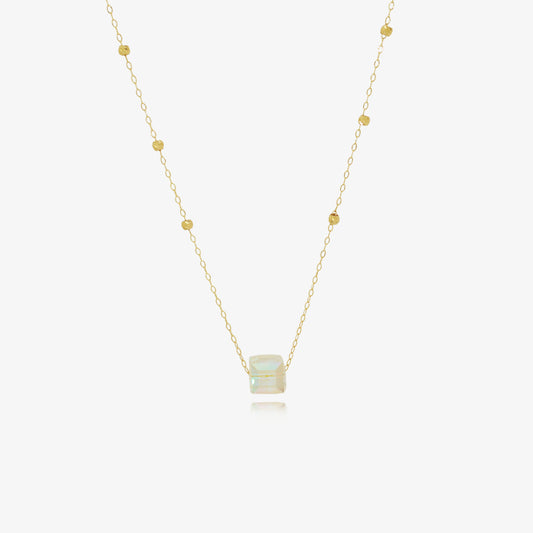 Collier cristal en Or 18K