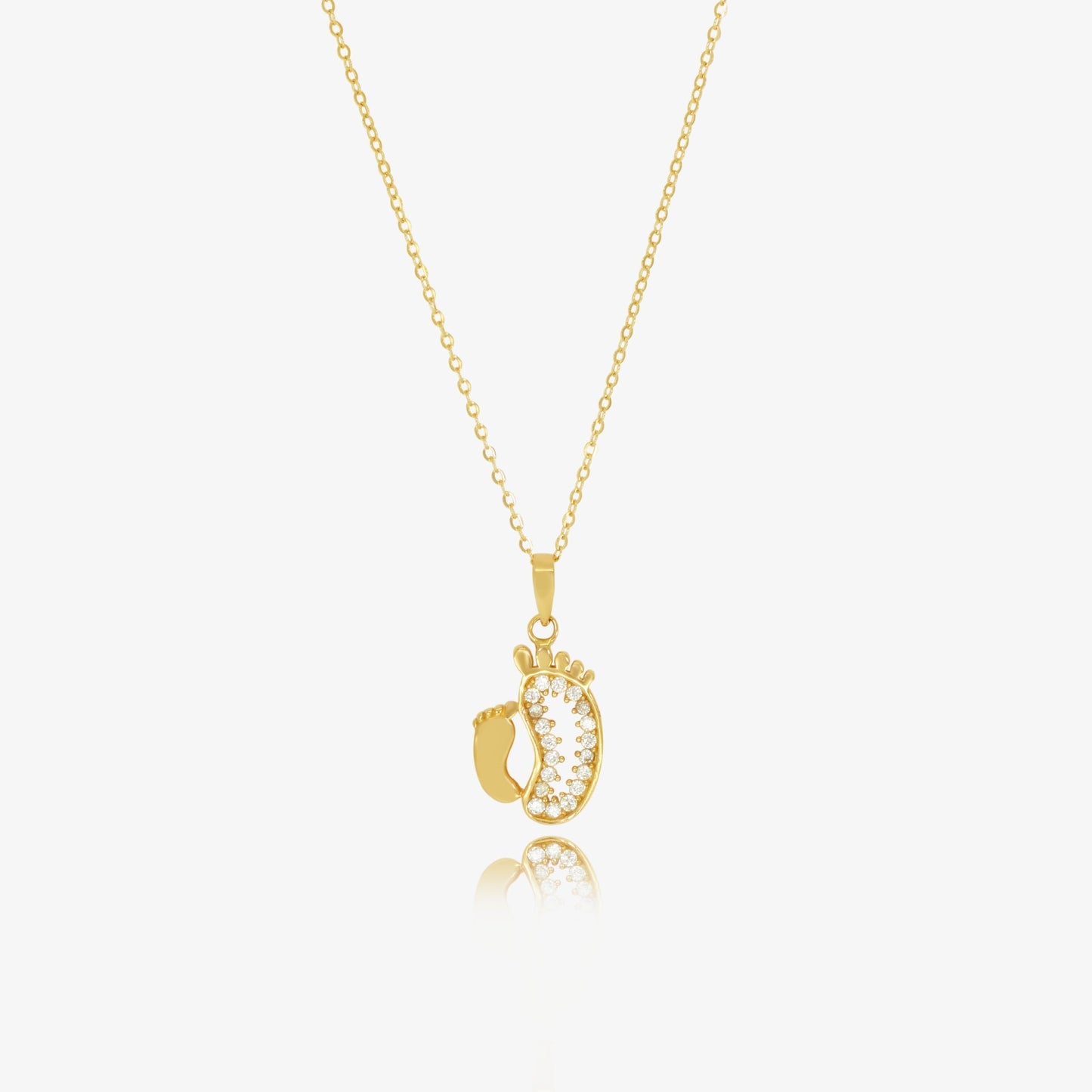 Collier Pied en Or 18K