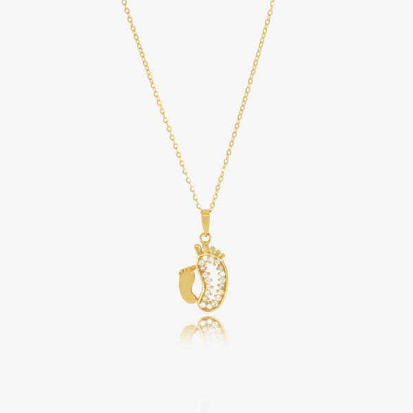 Collier Pied en Or 18K