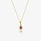 Collier Goûte (Rouge) en Or 18K