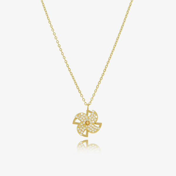 Collier Moulin en Or 18K