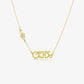 Collier Tifinagh Personnalisé en Or 18K